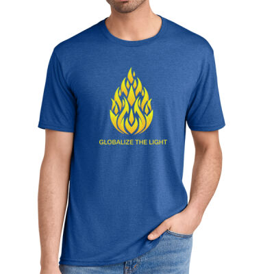 Globalize the Light Tee, Yellow Design Thumbnail