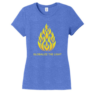 Globalize the Light Tee, Yellow Design Thumbnail